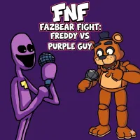 Play Game FNF Fazbear Fight: Freddy vs Purple Guy